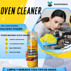 OVEN CLEANER - QUITA GRASA SIN ESFUERZO.